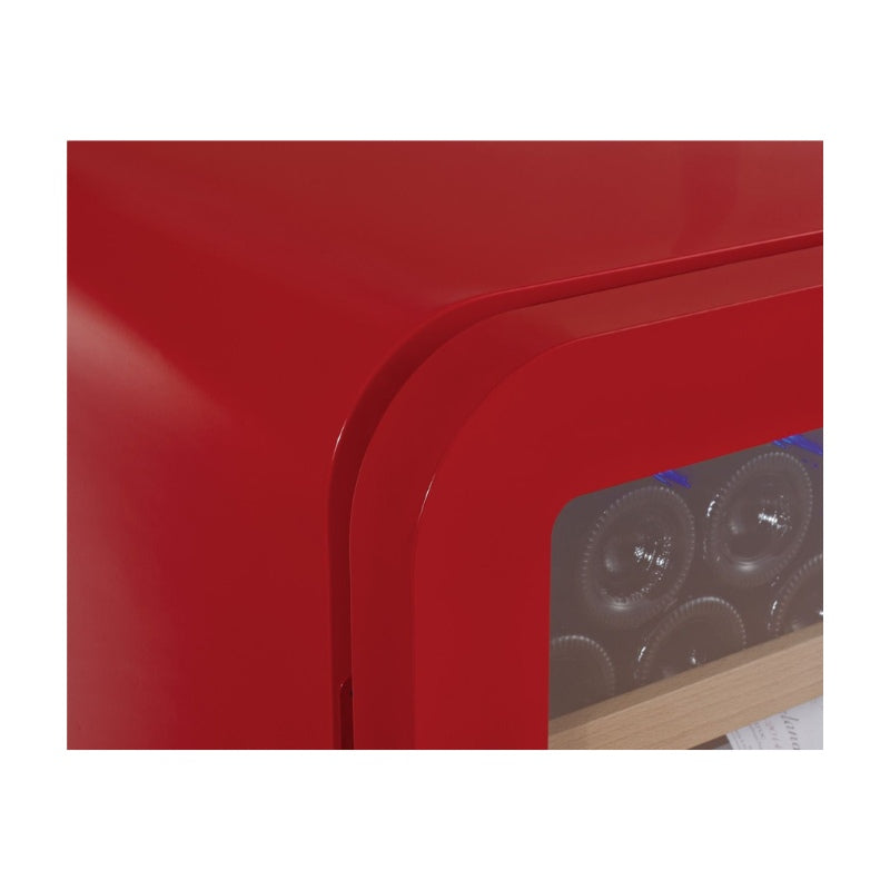 Swisscave Single Zone Wine Cooler Red WL120F - Swisscave - The Huffle Company