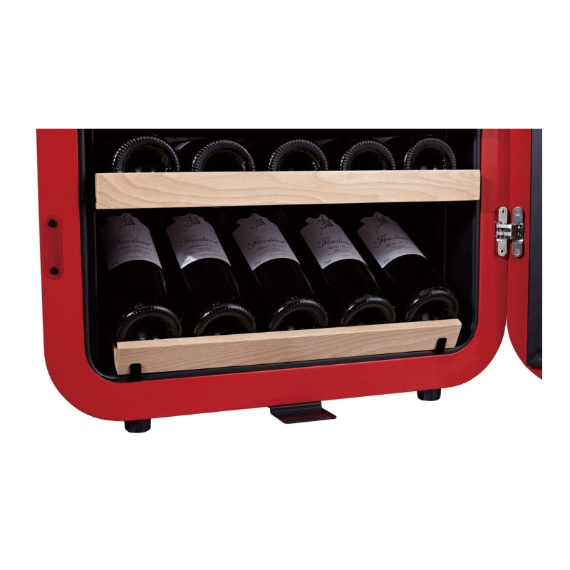 Swisscave Single Zone Wine Cooler Red WL120F - Swisscave - The Huffle Company