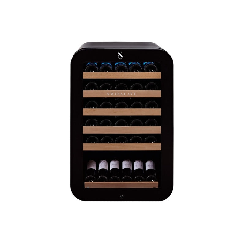 Swisscave Single Zone Wine Cooler Black WL120F - Swisscave - The Huffle Company