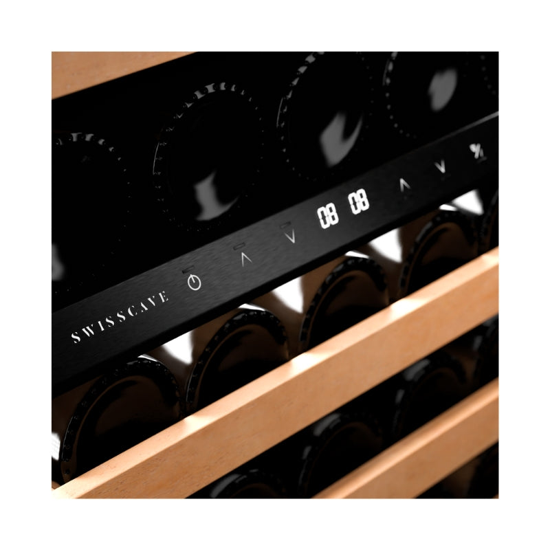 Swisscave Dual Zone Wine Cooler BLACK WLB320DF - Swisscave - The Huffle Company