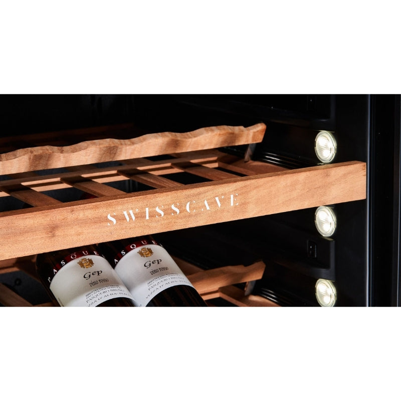 Swisscave Mix Dual Zone Wine Cooler WLB460DFLD - Swisscave - The Huffle Company