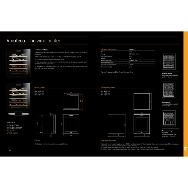 Irinox Vinoteca Wine Fridge Built In - Irinox - The Huffle Company
