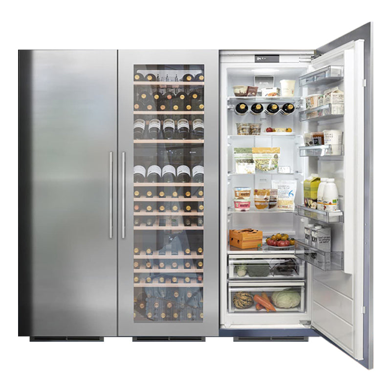 Caple In-Column Triple Zone Wine Fridge Stainless Steel WC1792 - Caple - The Huffle Company