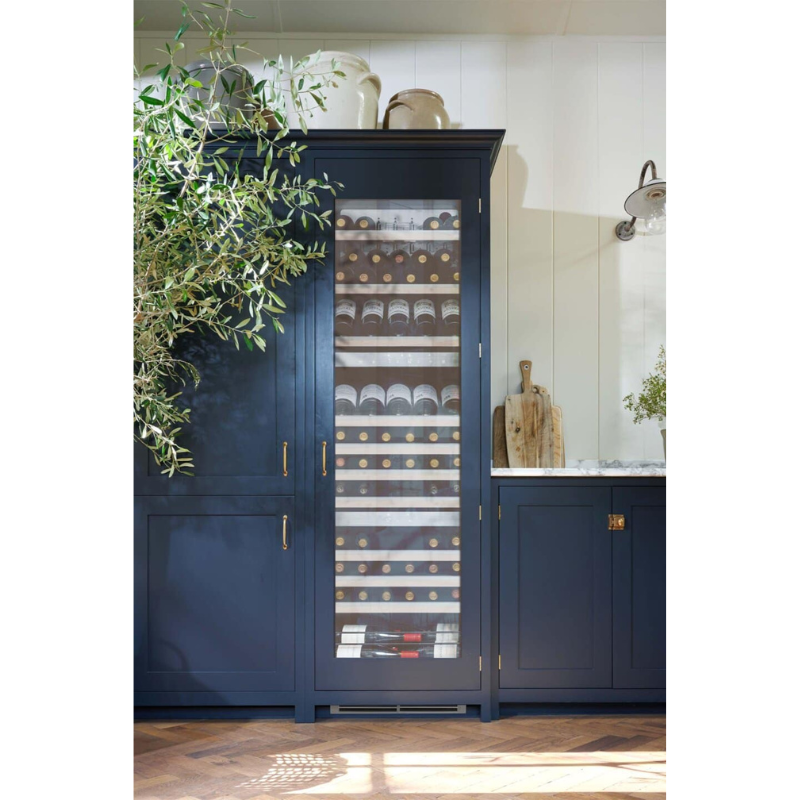 Caple In-Column Triple Zone Wine Fridge Black Glass WC1801 - Caple - The Huffle Company