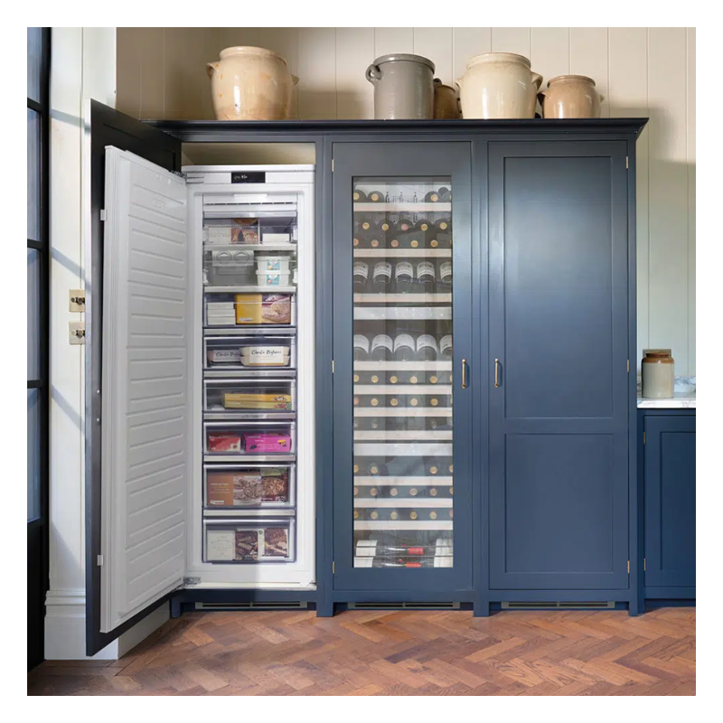 Caple In-Column Triple Zone Wine Fridge Black Glass WC1801 - Caple - The Huffle Company