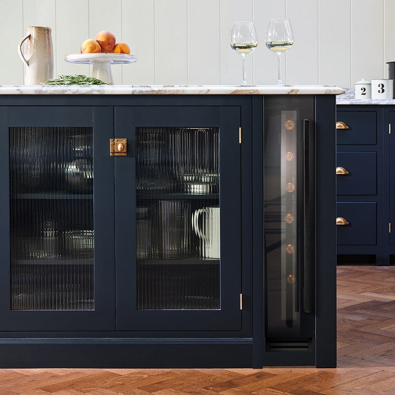 Caple Undercounter Single Zone Wine Fridge Black Glass Wi158BG - Caple - The Huffle Company