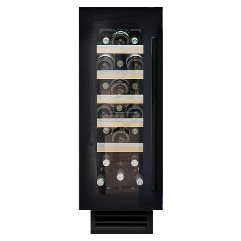 Caple Undercounter Single Zone Wine Fridge Black Glass Wi3155BG - Caple - The Huffle Company