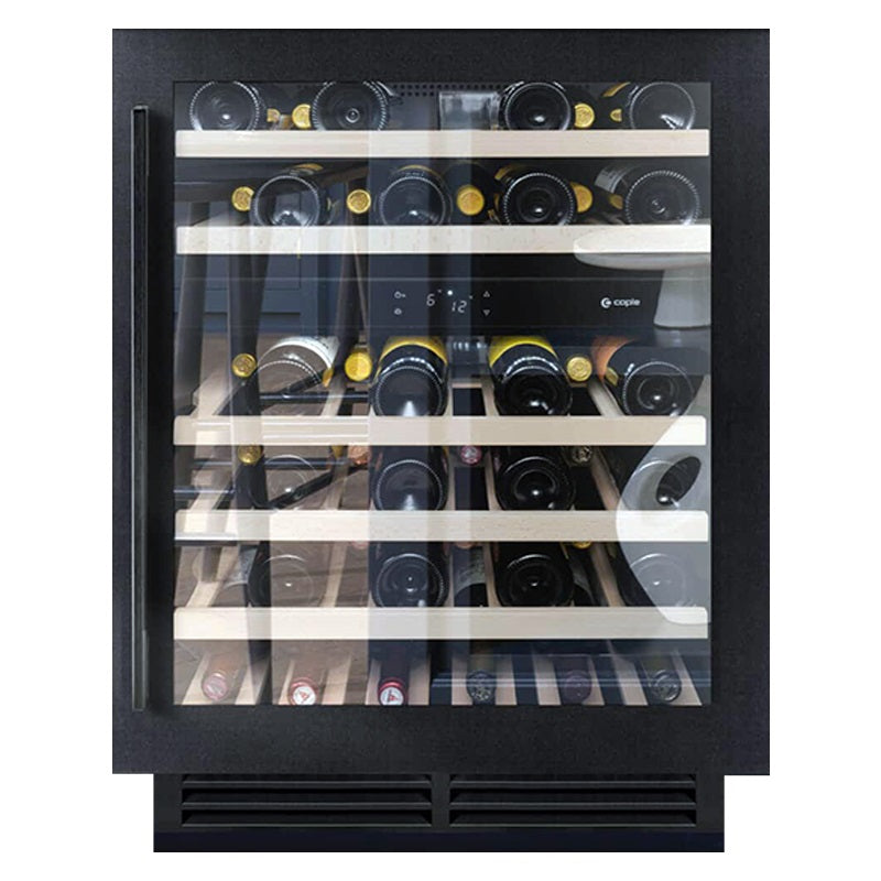 Caple Undercounter Dual Zone Wine Fridge Black Steel Wi6135BS - Caple - The Huffle Company
