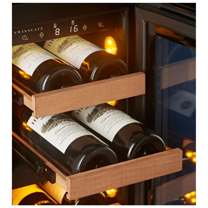 Swisscave Dual Zone Wine Cooler WUB30DFP - Swisscave - The Huffle Company