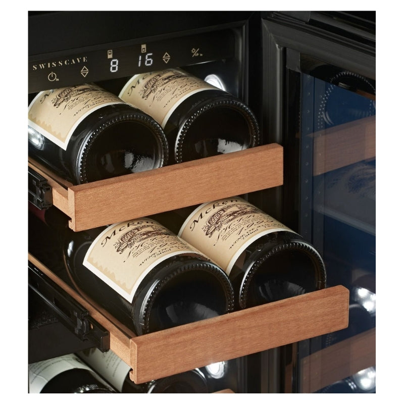 Swisscave Dual Zone Wine Cooler WUB30DFP - Swisscave - The Huffle Company