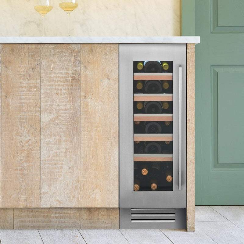 Caple Undercounter Single Zone Wine Fridge Stainless Steel  Wi3150 - Caple - The Huffle Company