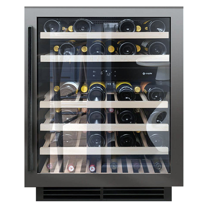 Caple Undercounter Dual Zone Wine Fridge Gunmetal Wi6135GM - Caple - The Huffle Company